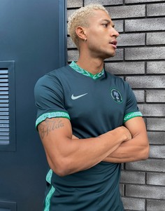 Зеленая футболка Nike Football Nigeria stadium away-Зеленый