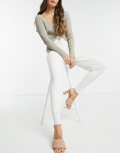 Трикотажные джоггеры от комплекта Fashion Union-Кремовый