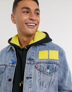 Выбеленная джинсовая куртка в винтажном стиле Levis x LEGO capsule-Синий Levis®