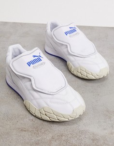 Бело-синие кроссовки Puma Queen Kyron-Белый