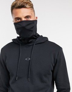 Черный худи со съемной маской для лица и логотипом Oakley