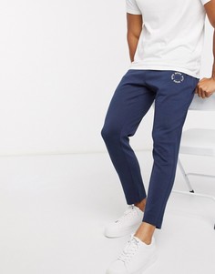 Джоггеры классического кроя BOSS Athleisure-Темно-синий