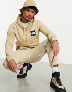 Худи бежевого цвета с логотипом The North Face Blackbox-Черный
