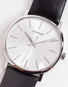 Часы с серебристым циферблатом Calvin Klein-Серебряный