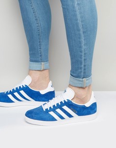 Синие кеды adidas Originals Gazelle s76227-Синий