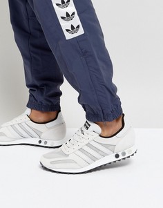 Серые кроссовки adidas Originals LA BY9327-Серый