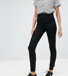Джинсы скинни с завышенной талией New Look Tall-Черный