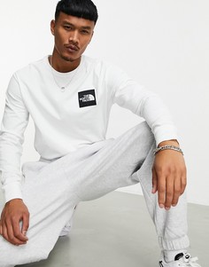 Белый лонгслив The North Face Boruda