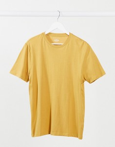 Желтая футболка с круглым вырезом New Look-Желтый