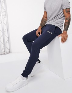 Джоггеры с логотипом от комплекта Jack & Jones-Темно-синий