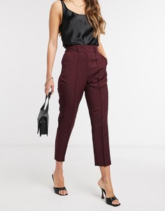 Комбинируемые строгие брюки-сигареты ASOS DESIGN-Красный