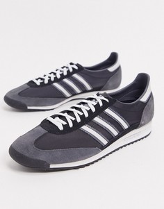 Черные кроссовки adidas Originals SL 72-Серый