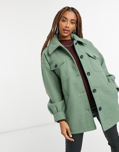 Зеленая куртка Only-Светло-коричневый