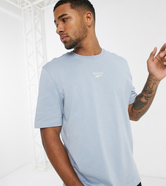 Голубая футболка с логотипом Reebok Classics эксклюзивно для ASOS-Синий
