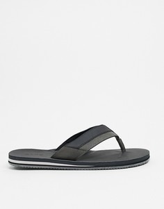 Черные шлепанцы ALDO-Черный