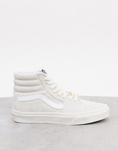 Замшевые кроссовки цвета зефир Vans UA Sk8-Hi-Розовый