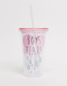 Стакан с надписью "boys tears" Skinnydip-Мульти