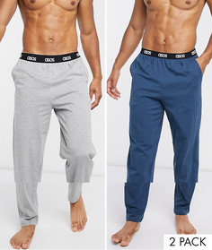 Штаны для дома (меланжевые серые/темно-синие) ASOS DESIGN - Скидка-Мульти