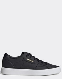Черные кроссовки adidas Originals Sleek-Черный