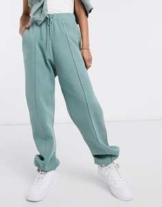 Джоггеры в стиле oversized шалфейно-зеленого цвета ASOS DESIGN-Зеленый