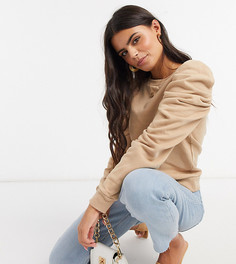 Бежевый свитшот с пышными рукавами Vero Moda Petite