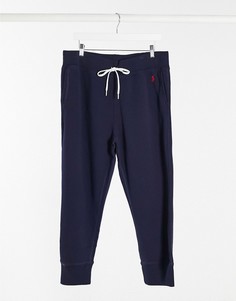 Темно-синие джоггеры с манжетами Polo Ralph Lauren-Темно-синий