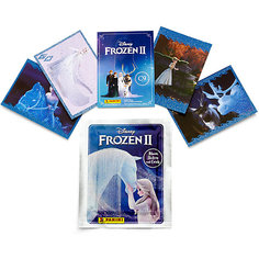 Пакетик с наклейками Panini Hybrid "Холодное сердце 2", 4 наклейки, 1 карточка