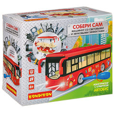 Конструктор Bondibon "Собирай и Играй" Автобус, 40 деталей