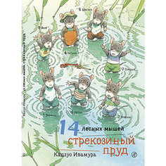 Сказка 14 лесных мышей. Стрекозиный пруд, Ивамура К. Самокат