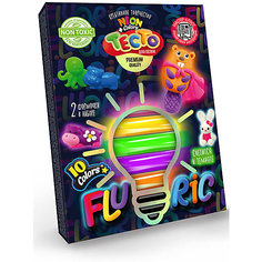 Набор для творчества Danko Toys Fluoric «Неоновое тесто для лепки»