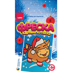 Картина из песка Lori "Фреска" Бычок