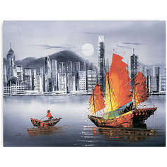 Картины мозаикой Цветной "Ночной Гонконг"