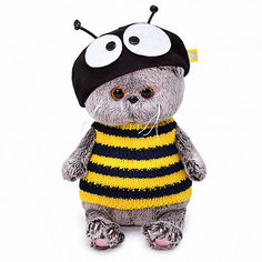 Мягкая игрушка Budi Basa Кот Басик Baby в костюме пчелка, 20 см
