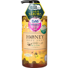 FUNS Honey Oil Гель для душа увлажняющий с экстрактом меда и маслом жожоба 500 мл