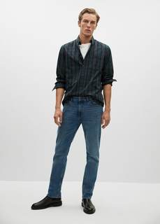 Хлопковая рубашка regular fit в клетку - Arizona Mango