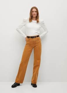 Футболка с защипами на плечах - Paloma Mango