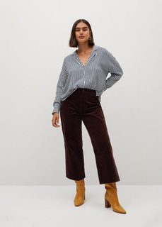 Струящаяся блузка в полоску - Stripes Mango