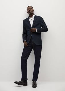 Хлопковый пиджак slim fit - Aneto Mango