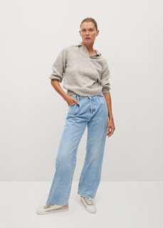 Джинсы-кюлоты с завышенной талией - Daniela Mango