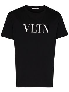 Valentino футболка с короткими рукавами и принтом VLTN