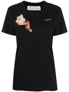 Off-White футболка с логотипом