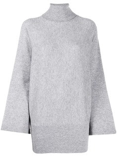 Allude джемпер с высоким воротником и рукавами колокол