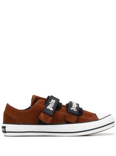 Palm Angels VELCRO VULCANIZED SNEAKER BROWN WHITE