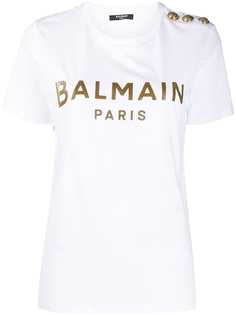 Balmain футболка с логотипом