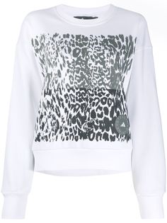 adidas by Stella McCartney толстовка с леопардовым принтом