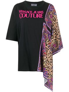 Versace Jeans Couture футболка с принтом Paisley Leopard