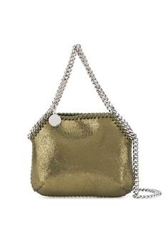 Stella McCartney мини-сумка Falabella с эффектом металлик