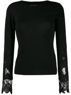 Ermanno Scervino джемпер с кружевной отделкой