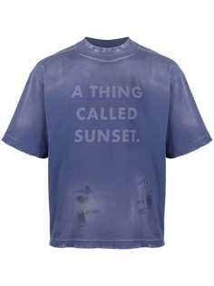 Palm Angels ATCS GARMENT DYE BOXY TEE BLUE WHITE