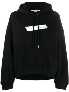 Stella McCartney худи с логотипом и кулиской